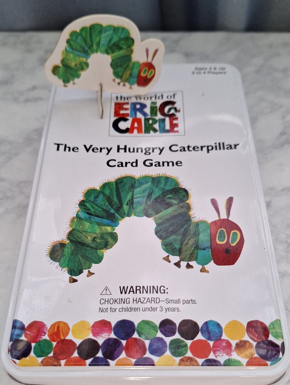 Eric Carle The Very Hungry Caterpillar Card Game - Green/Red